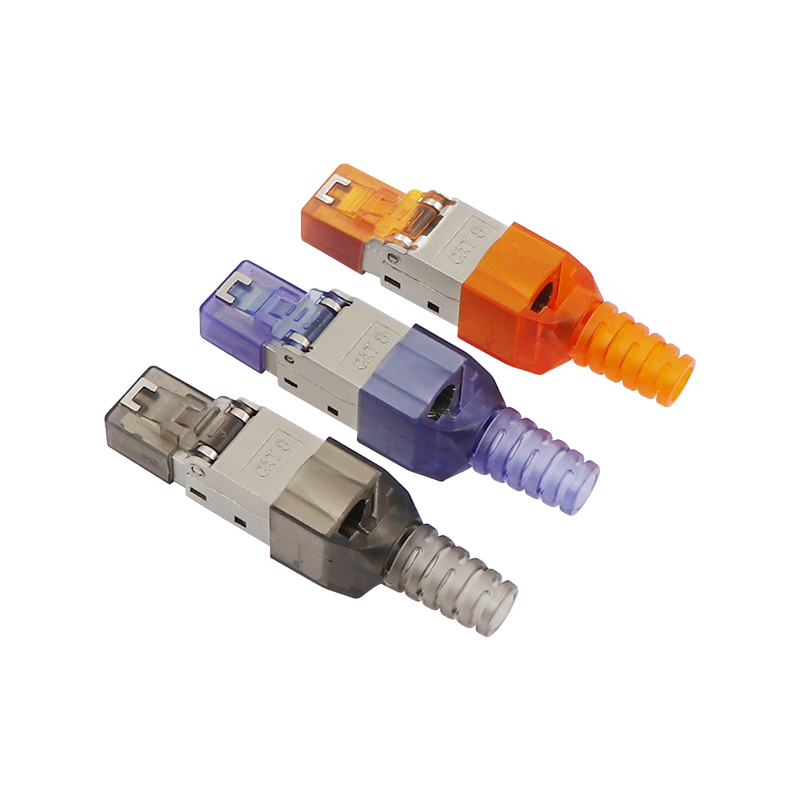 CAT8 FTP Toolless RJ45 قابس إنهاء المجال