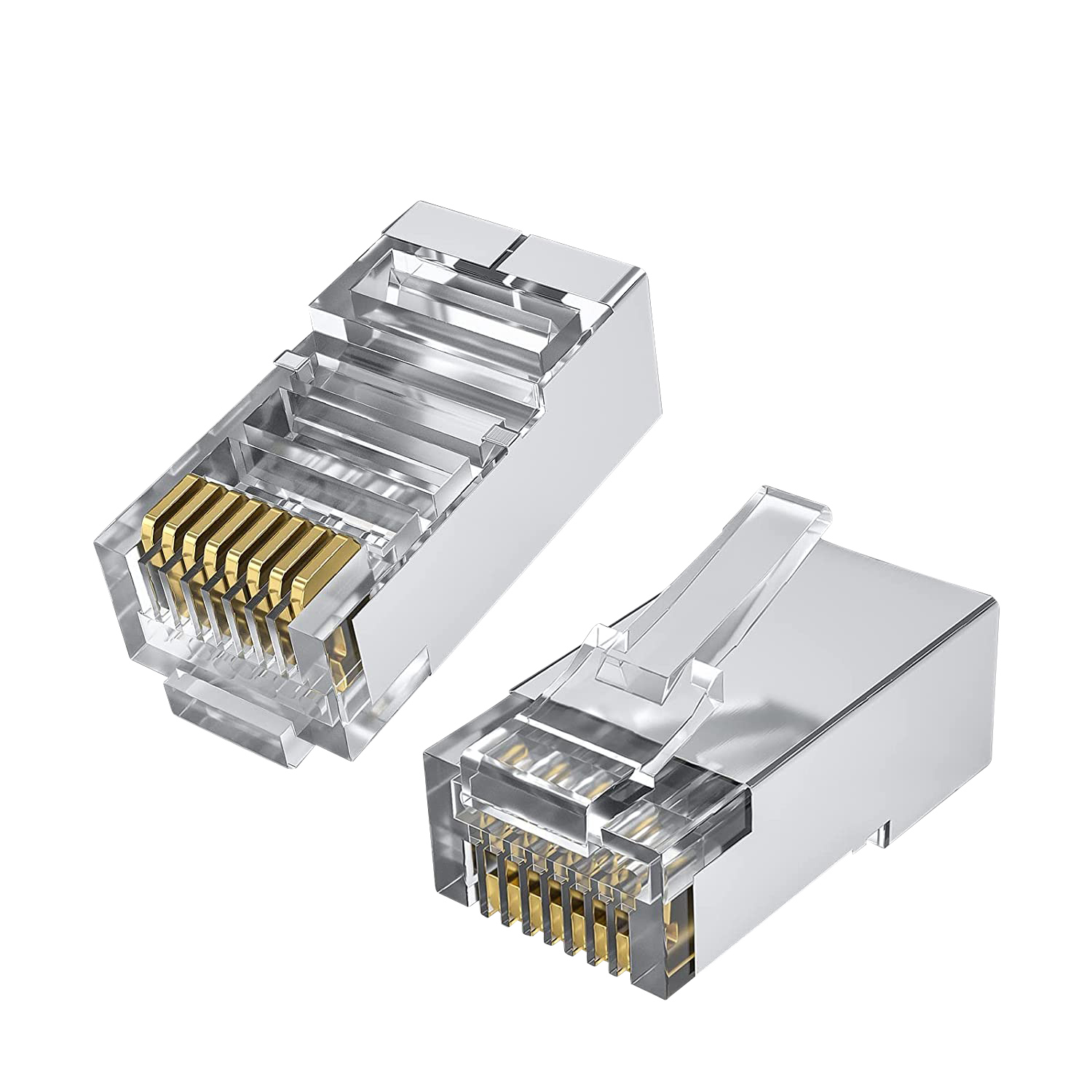 CAT6 STP 8P8C RJ45 وحدات التوصيل