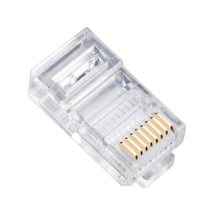 CAT6 UTP 8P8C RJ45 وحدات التوصيل