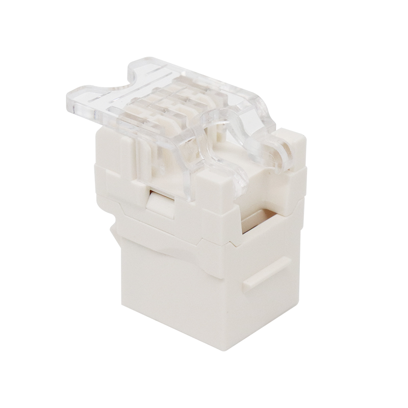 CAT3 RJ11 6P4C، 180 درجة، مقبس كيستون UTP بدون أدوات