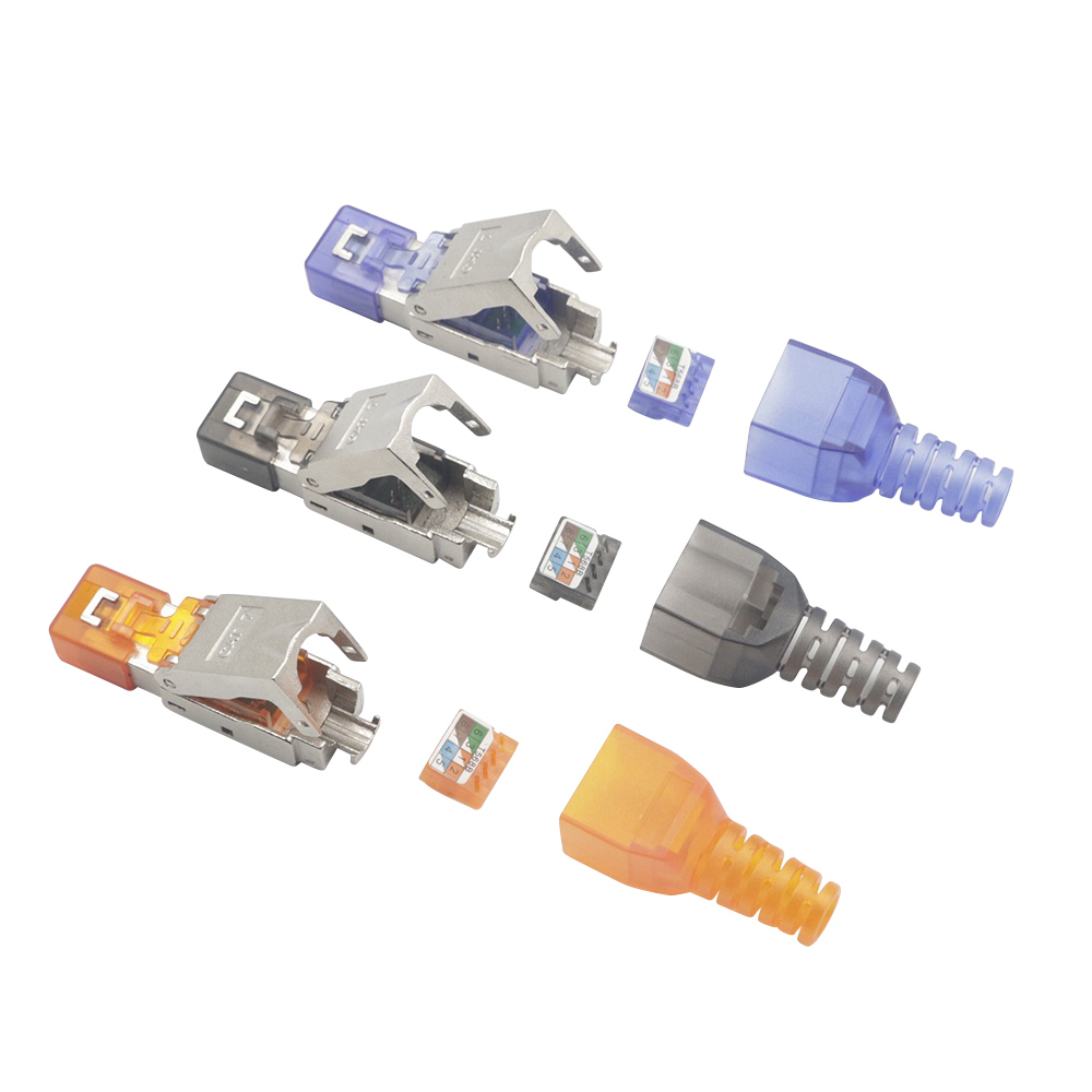 CAT6A FTP Toolless RJ45 قابس إنهاء المجال