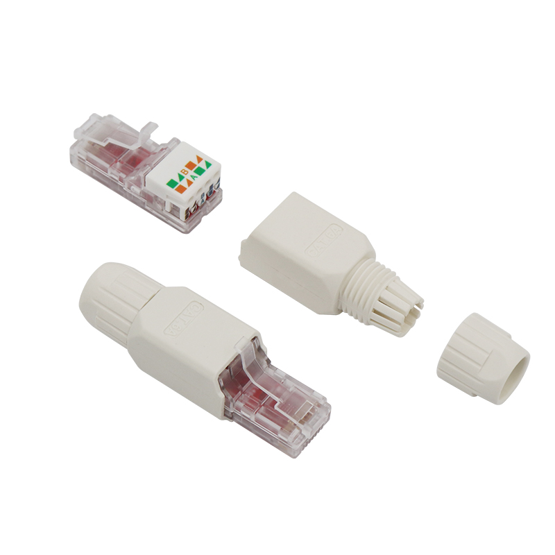 CAT6 قابس إنهاء المجال RJ45 بدون أدوات غير محمي