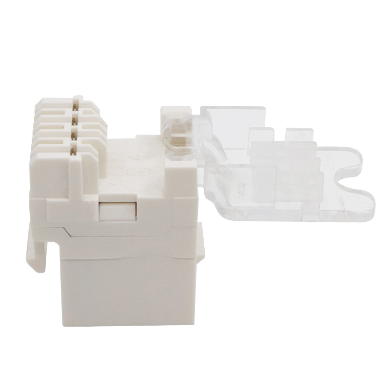 CAT3 RJ11 6P4C، 180 درجة، مقبس كيستون UTP بدون أدوات