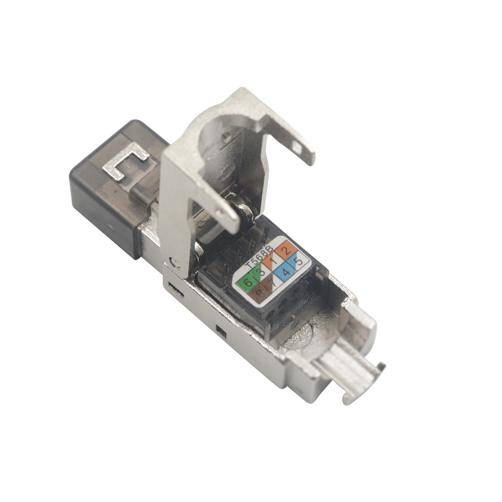 CAT6A FTP Toolless RJ45 قابس إنهاء المجال