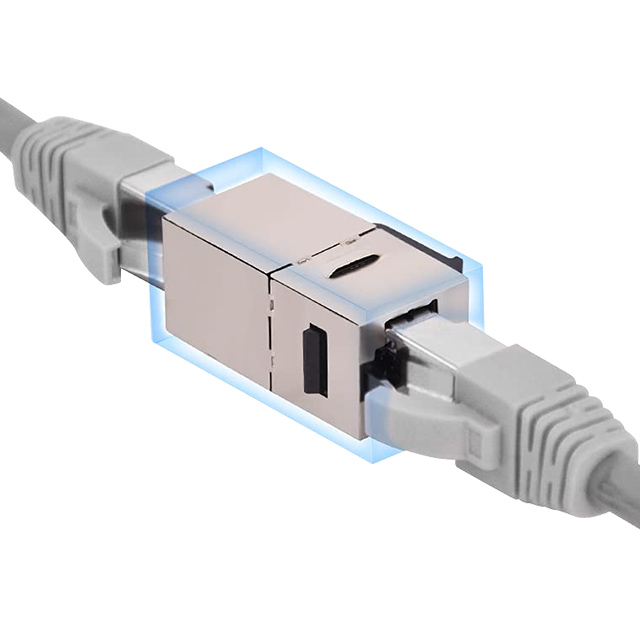 CAT5e حصن 180 درجة محمي مقبس كيستون القارنة الداخلية