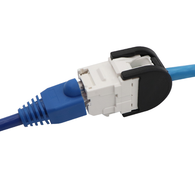 CAT6 RJ45 180 درجة نوع 3M من مقبس كيستون بدون أدوات UTP